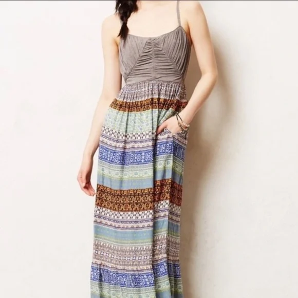 Anthropologie | Dresses | Lilka Maxi Dress Size Large | Poshmark